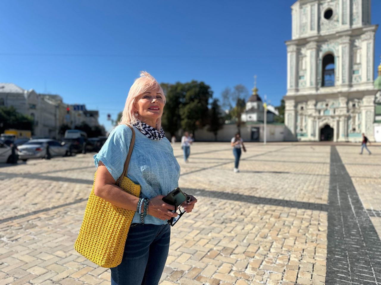 Kyiv resident Veronika Yerokhina said she believes the Ukrainian president is "doing everything he can."