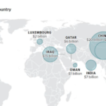Where are Iran's frozen assets held around the world