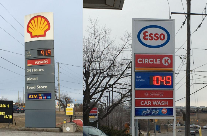 gas prices today